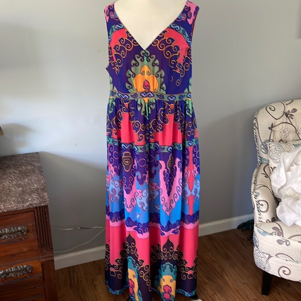 ModCloth Muster the length sleeveless maxi dress size 1X